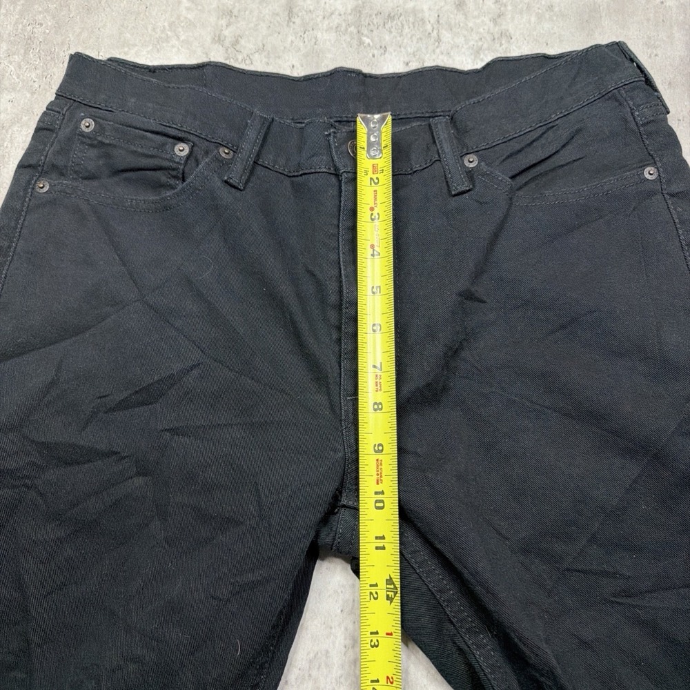 Levis 541 Athletic Fit Stretch Black Denim Jeans Mens Size 33 x 30 Workwear USA - Picture 9 of 12